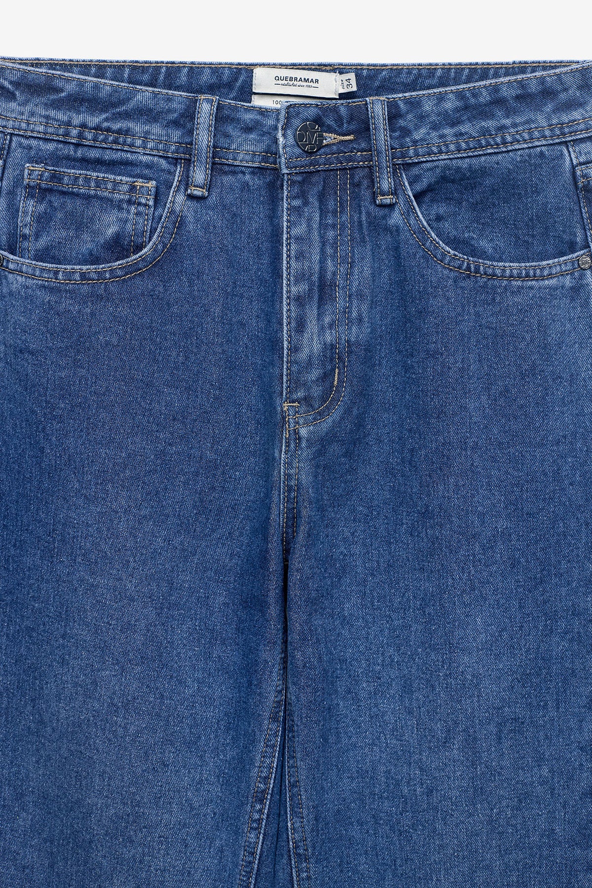 CALÇAS DENIM MOM FIT