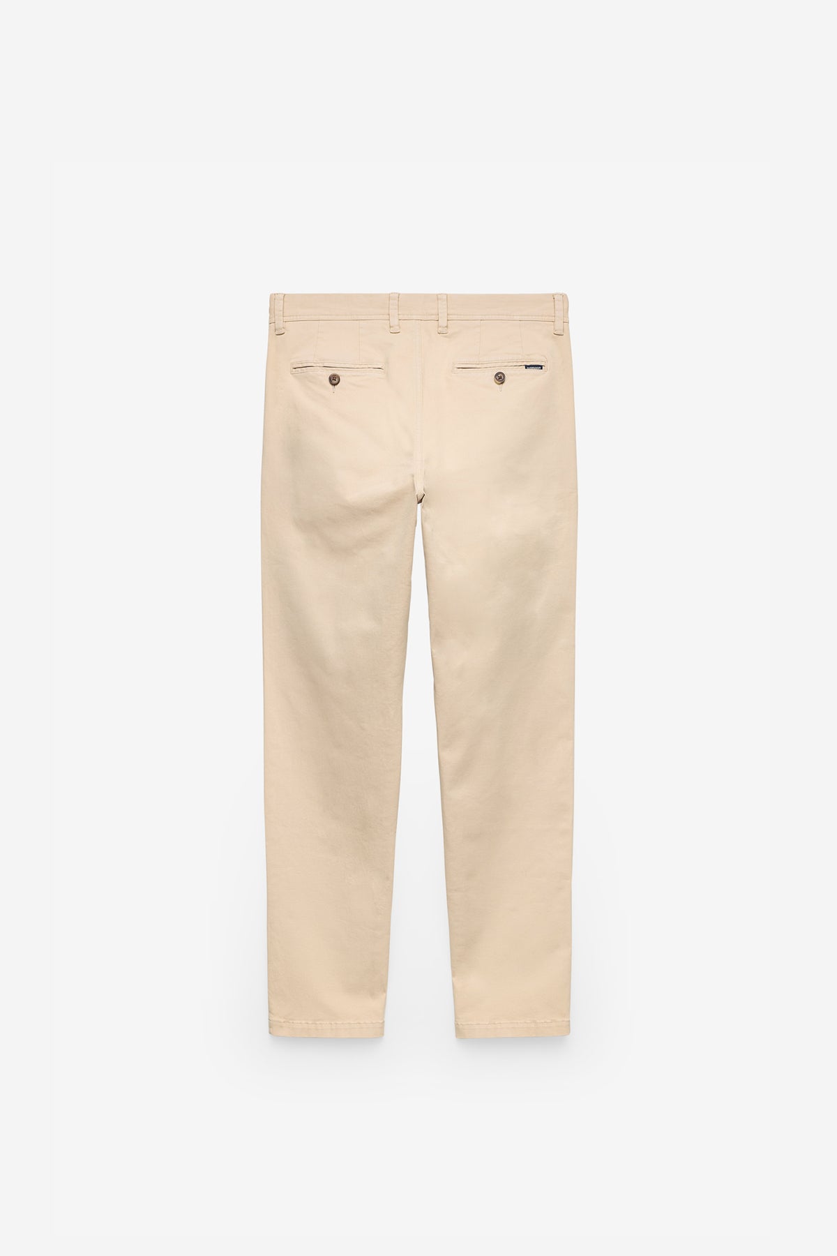 Pantalones chinos de sarga con pinzas
