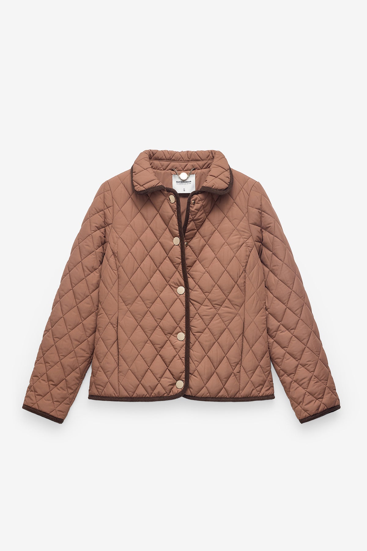 CHAQUETA CORTA CON ROMBOS