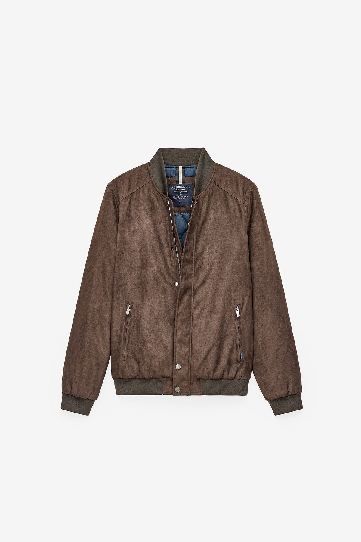 CHAQUETA BOMBER CON CREMALLERA