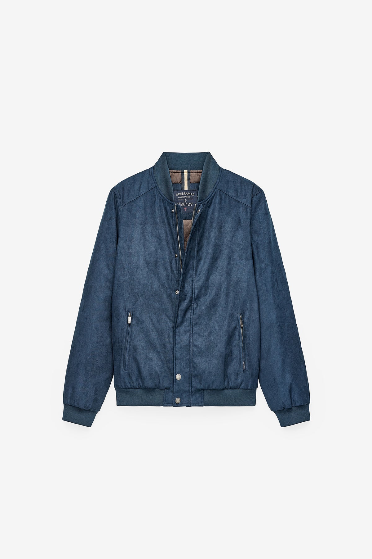 CAZADORA BOMBER CON CREMALLERA