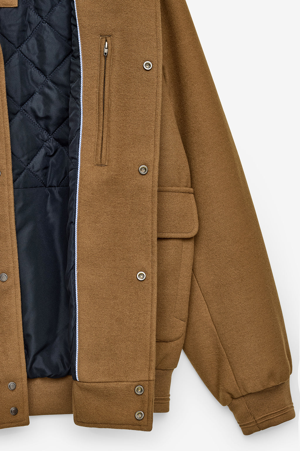 CAZADORA BOMBER HOMBRE - CAMEL