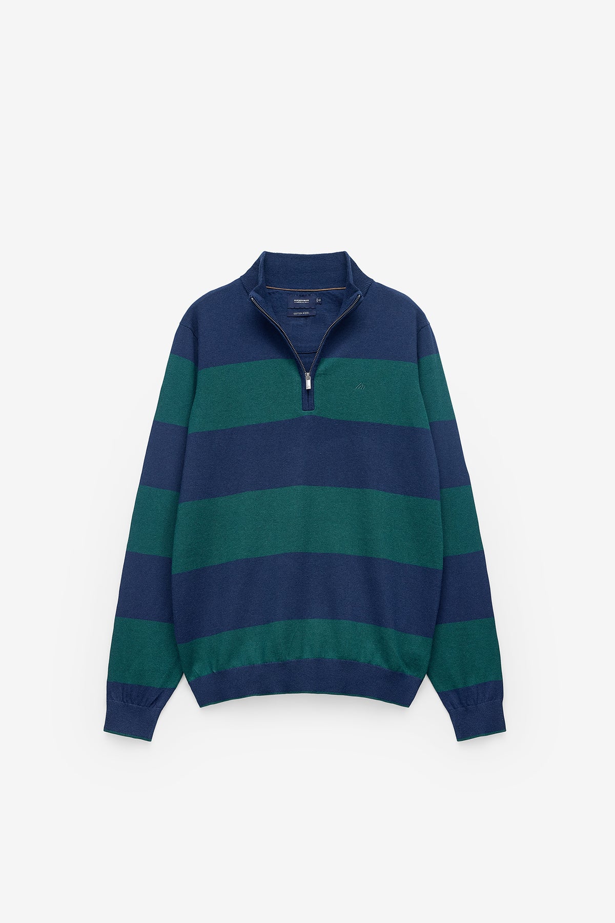 CAMISETA RAYADA CON CIERRE
