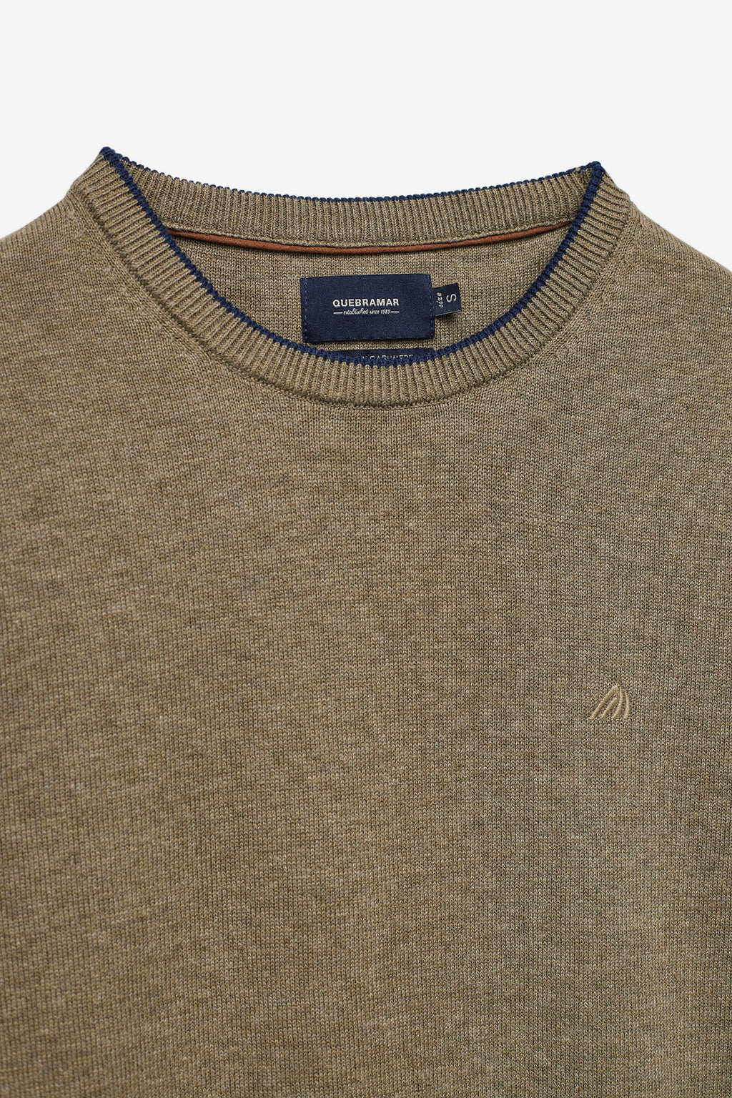 CAMISOLA DECOTE REDONDO COM CAXEMIRA