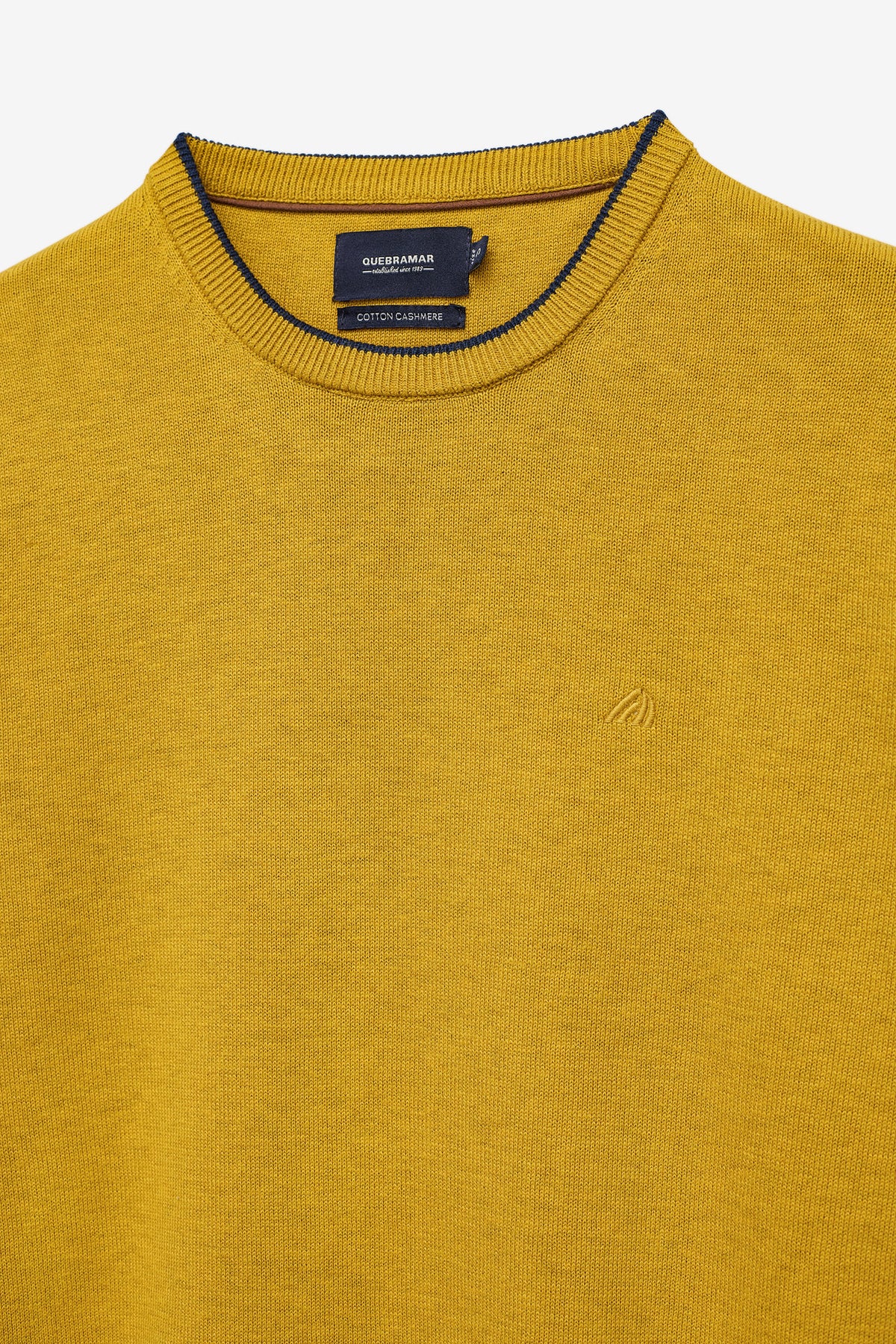 JERSEY DE CUELLO REDONDO CON CACHEMIRA