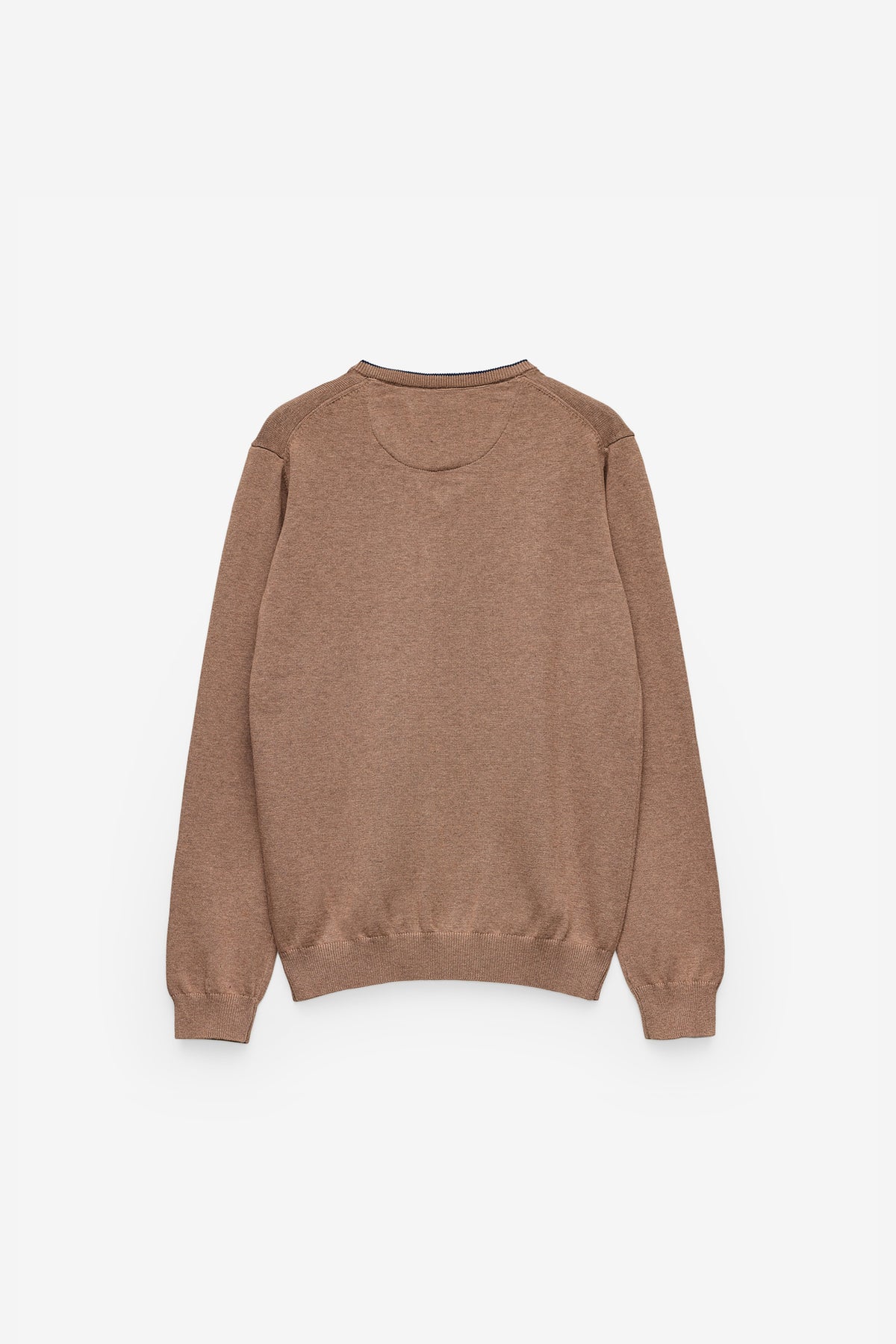 CAMISOLA COM CAXEMIRA E DECOTE EM V