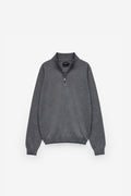 JERSEY DE MEDIO CUELLO CON CACHEMIRA