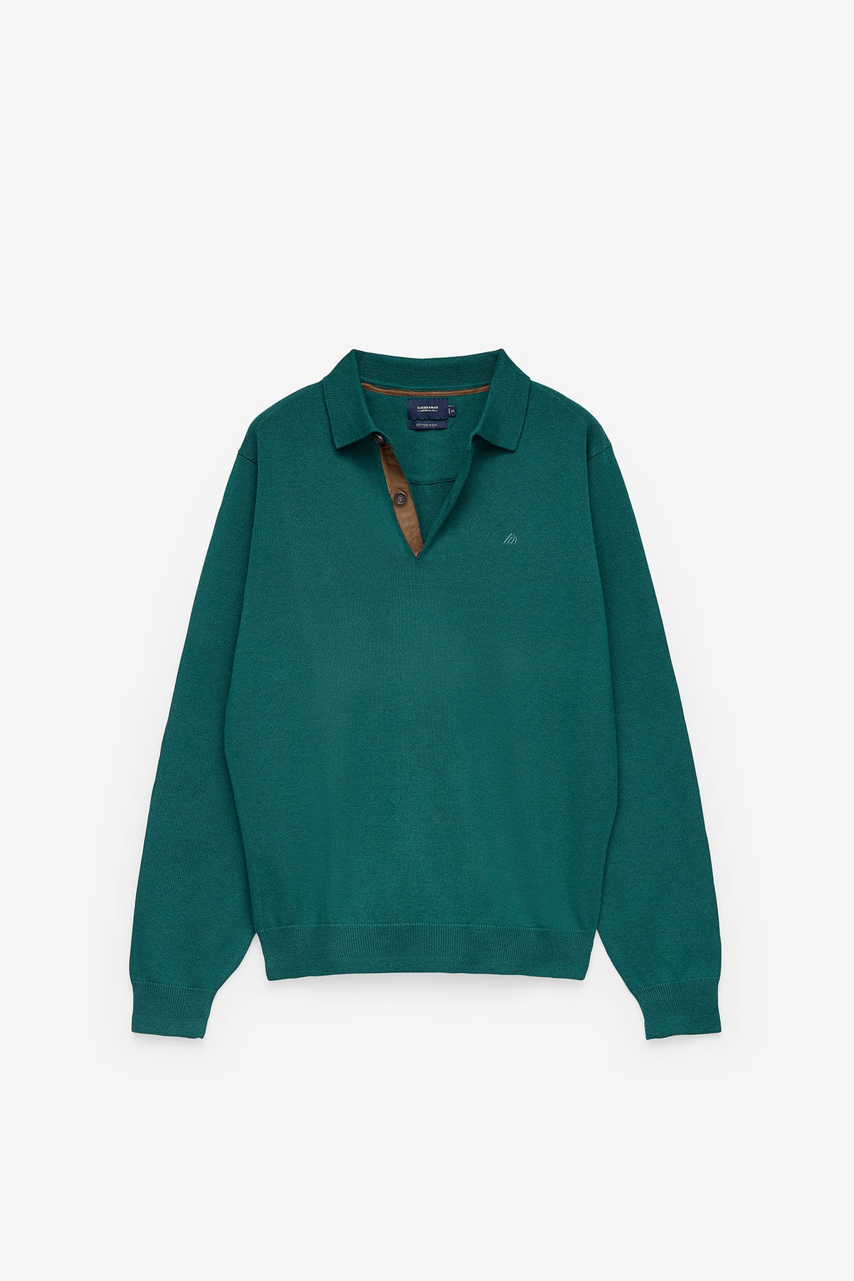 CAMISOLA BÁSICA COM GOLA DE POLO