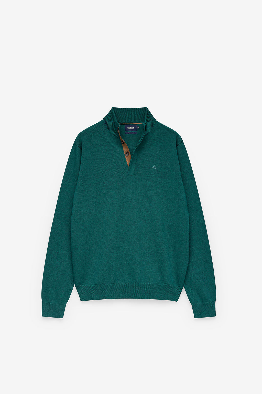 CAMISOLA BÁSICA EM ALGODÃO E LÃ