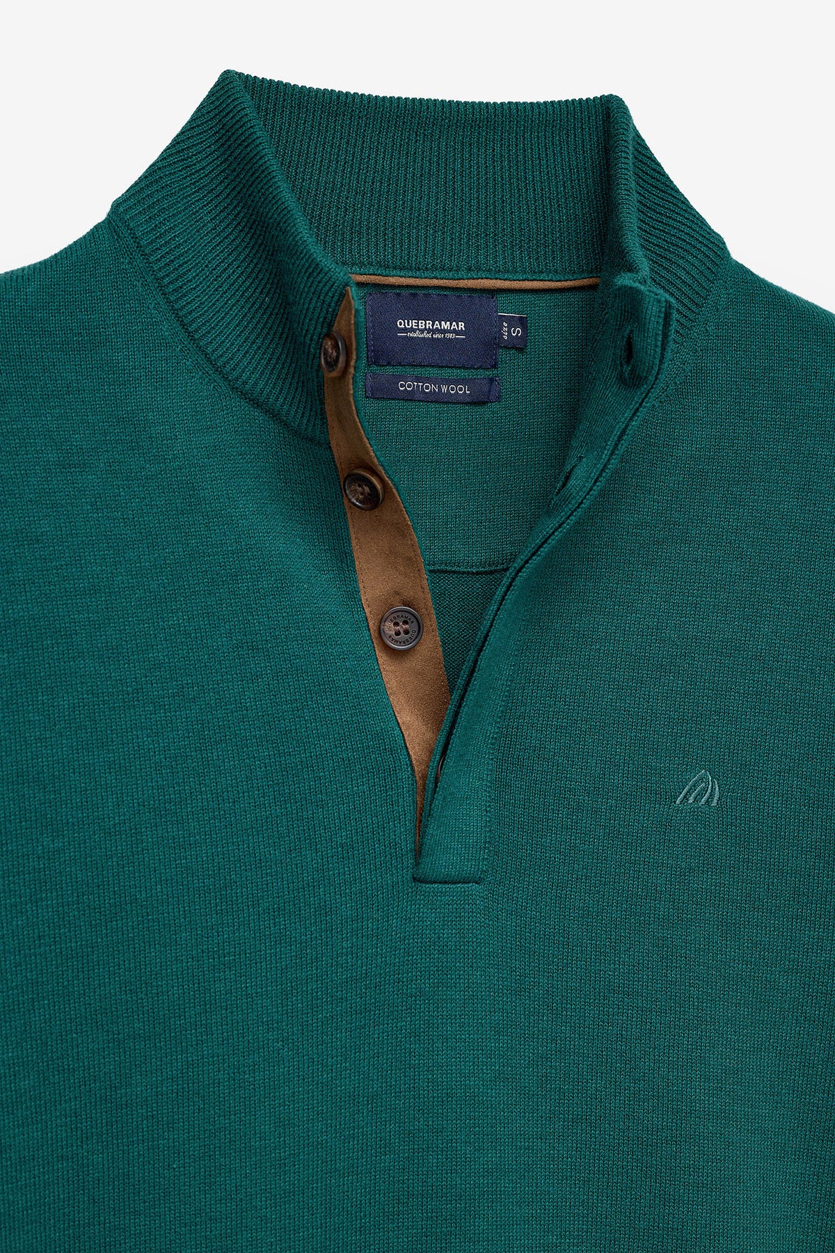 CAMISOLA BÁSICA EM ALGODÃO E LÃ
