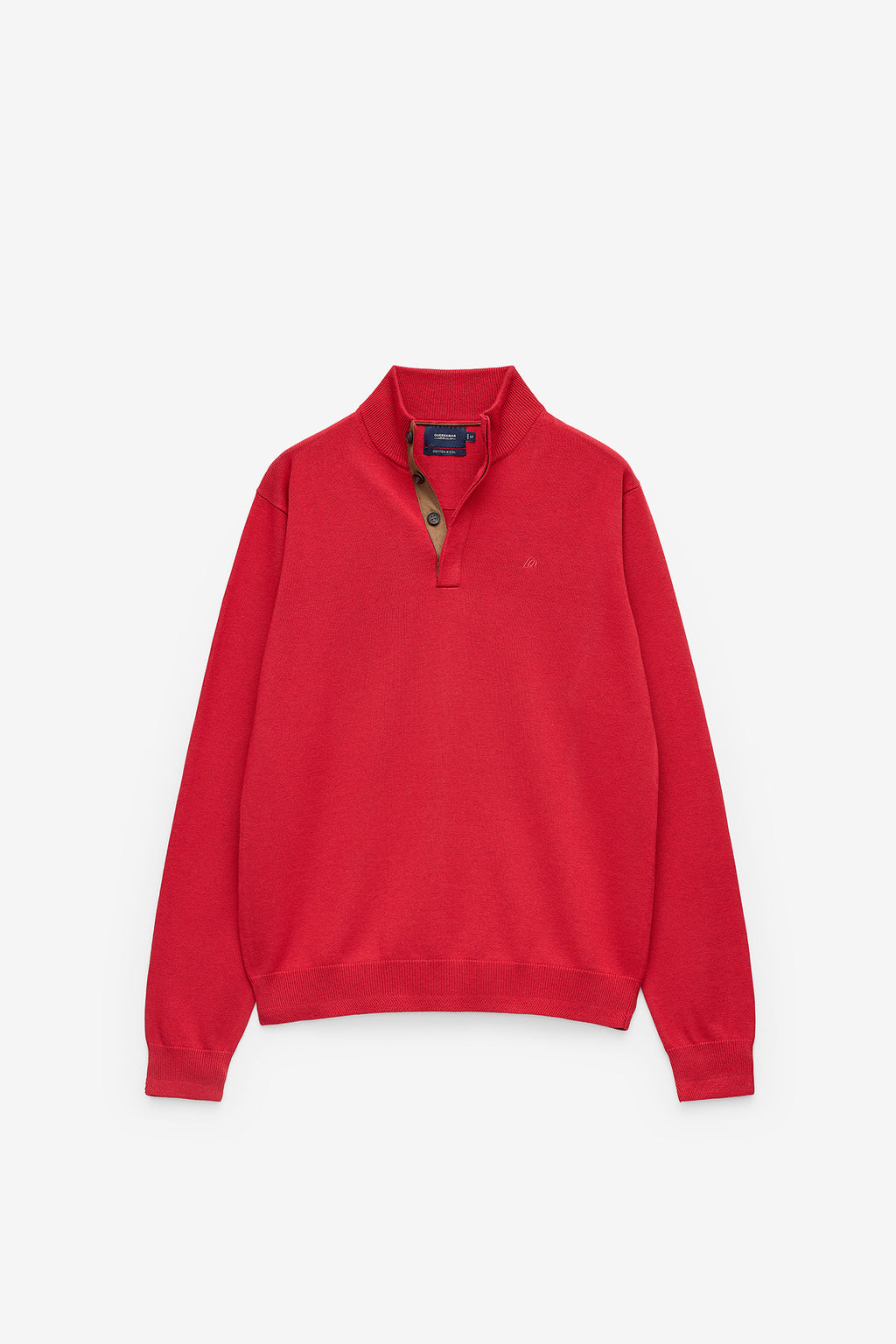 CAMISOLA BÁSICA EM ALGODÃO E LÃ