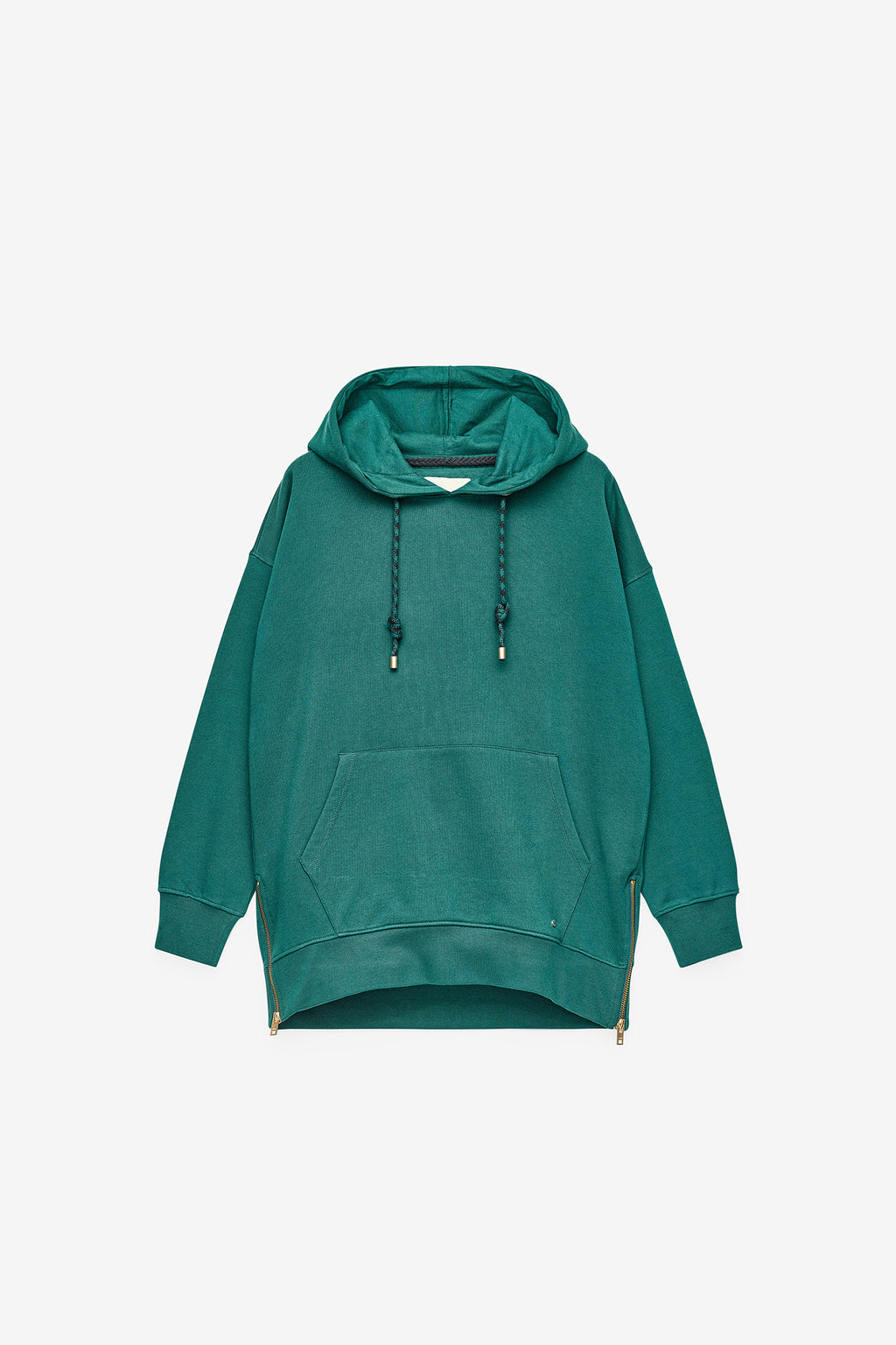 SWEATSHIRT COMPRIDA COM FECHOS