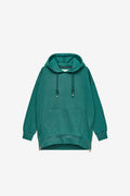 SWEATSHIRT COMPRIDA COM FECHOS