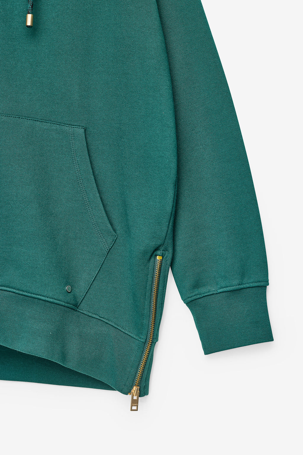 SWEATSHIRT COMPRIDA COM FECHOS