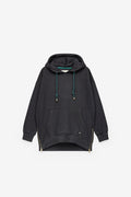 SWEATSHIRT COMPRIDA COM FECHOS