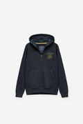 SWEATSHIRT COM CAPUZ E 1/2 FECHO