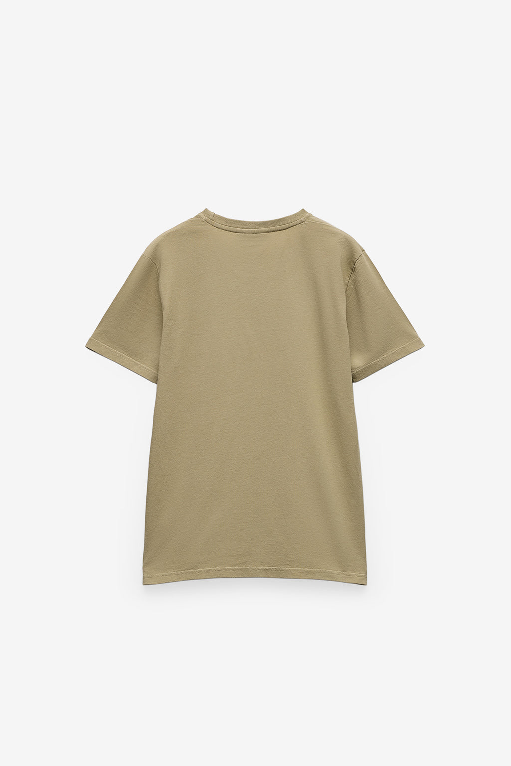 T-SHIRT BÁSICA COM LOGO EM CONSTRASTE