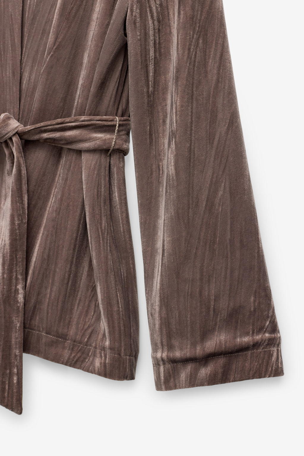 TÚNICA VELUDO LOOSE FIT COM CINTO