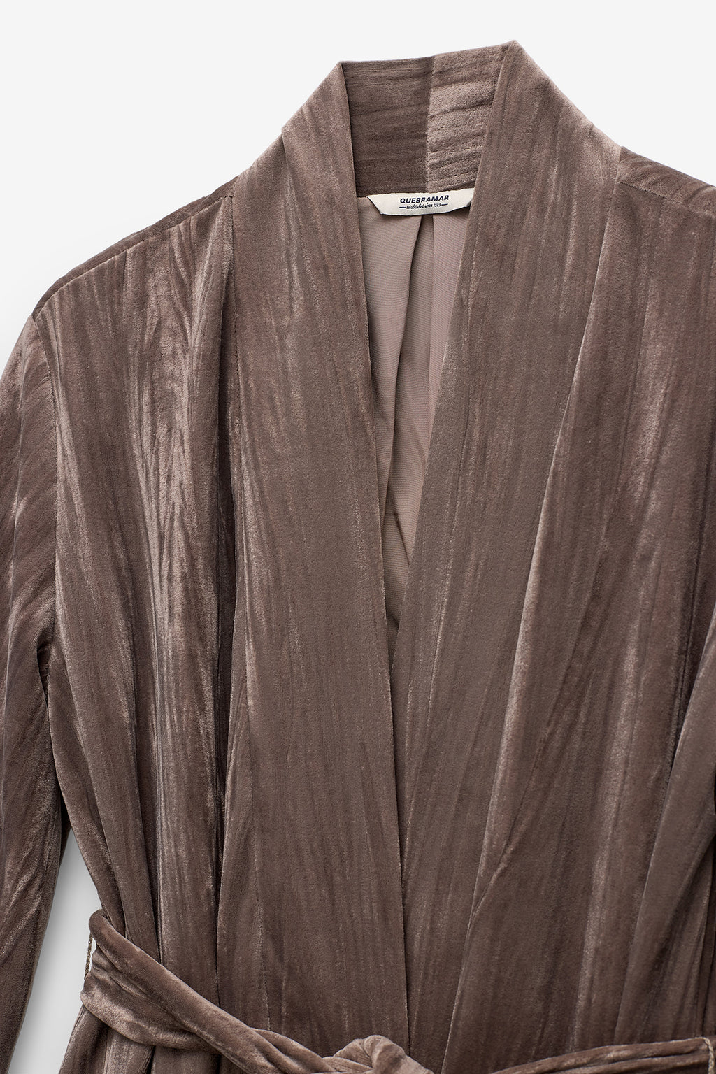 TÚNICA VELUDO LOOSE FIT COM CINTO