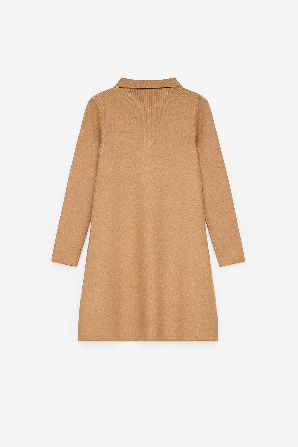VESTIDO DE PUNTO CON CUELLO POLO
