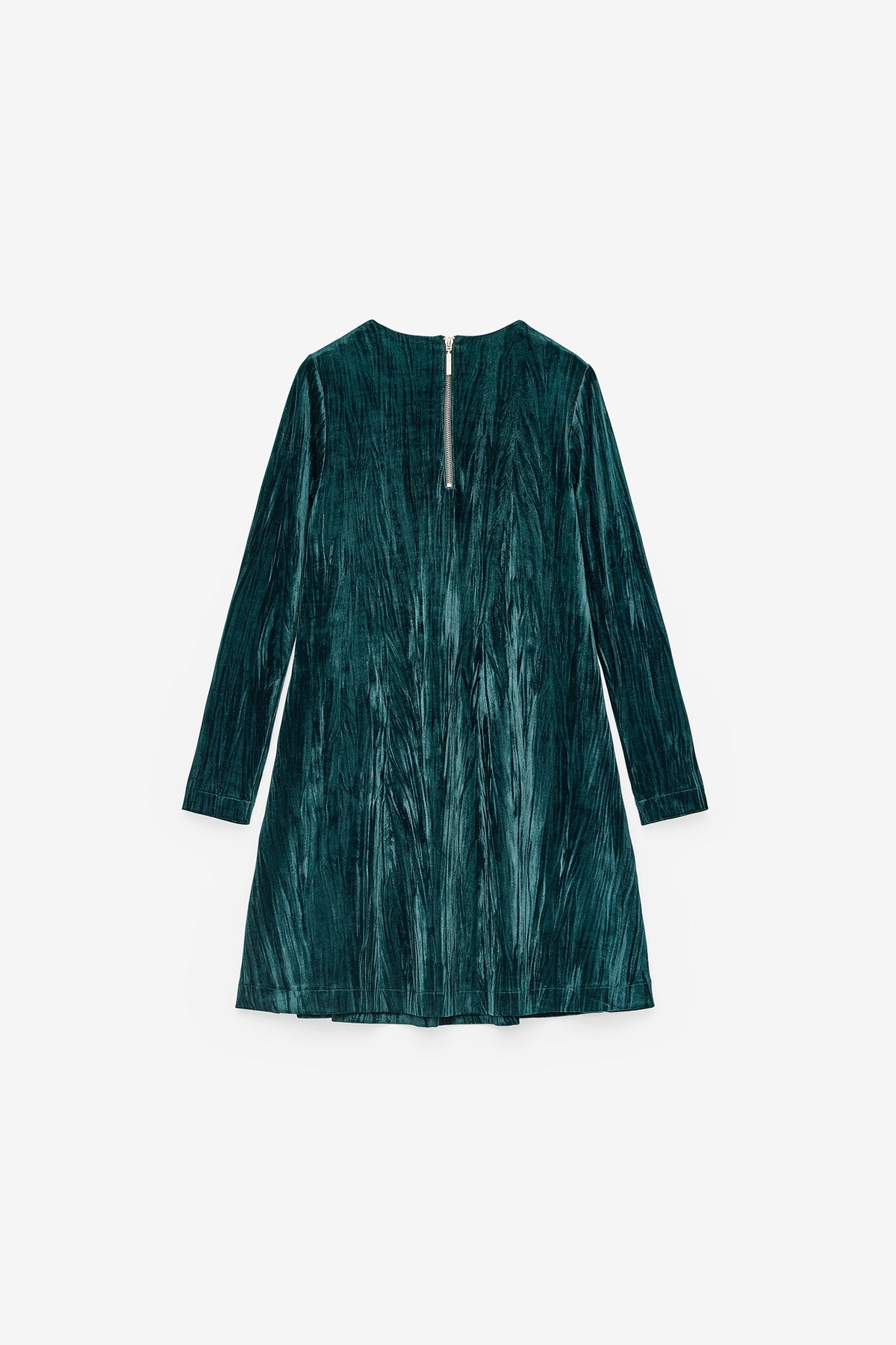VESTIDO DE VELUDO COM FECHO