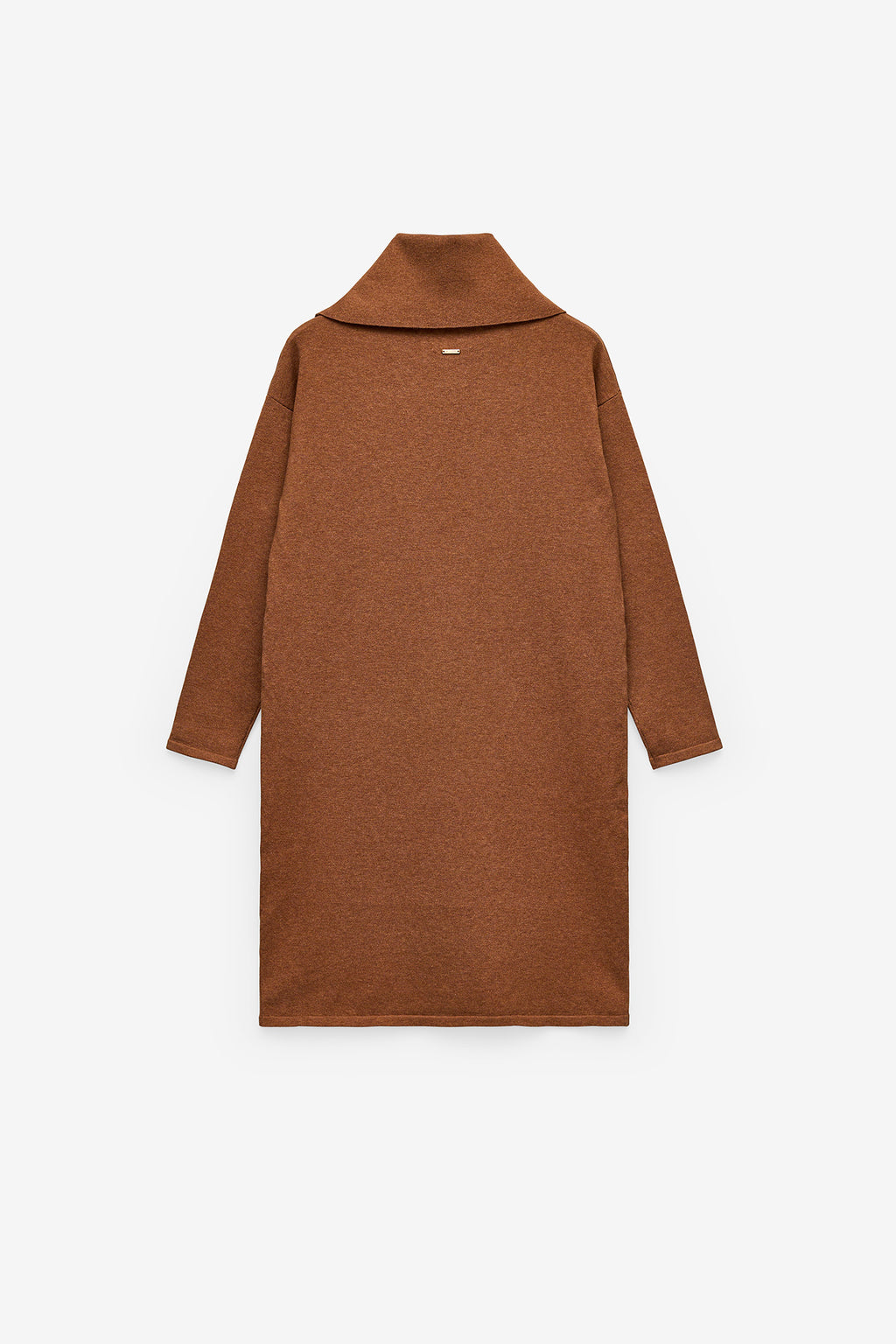 VESTIDO EM MALHA GOLA ALTA