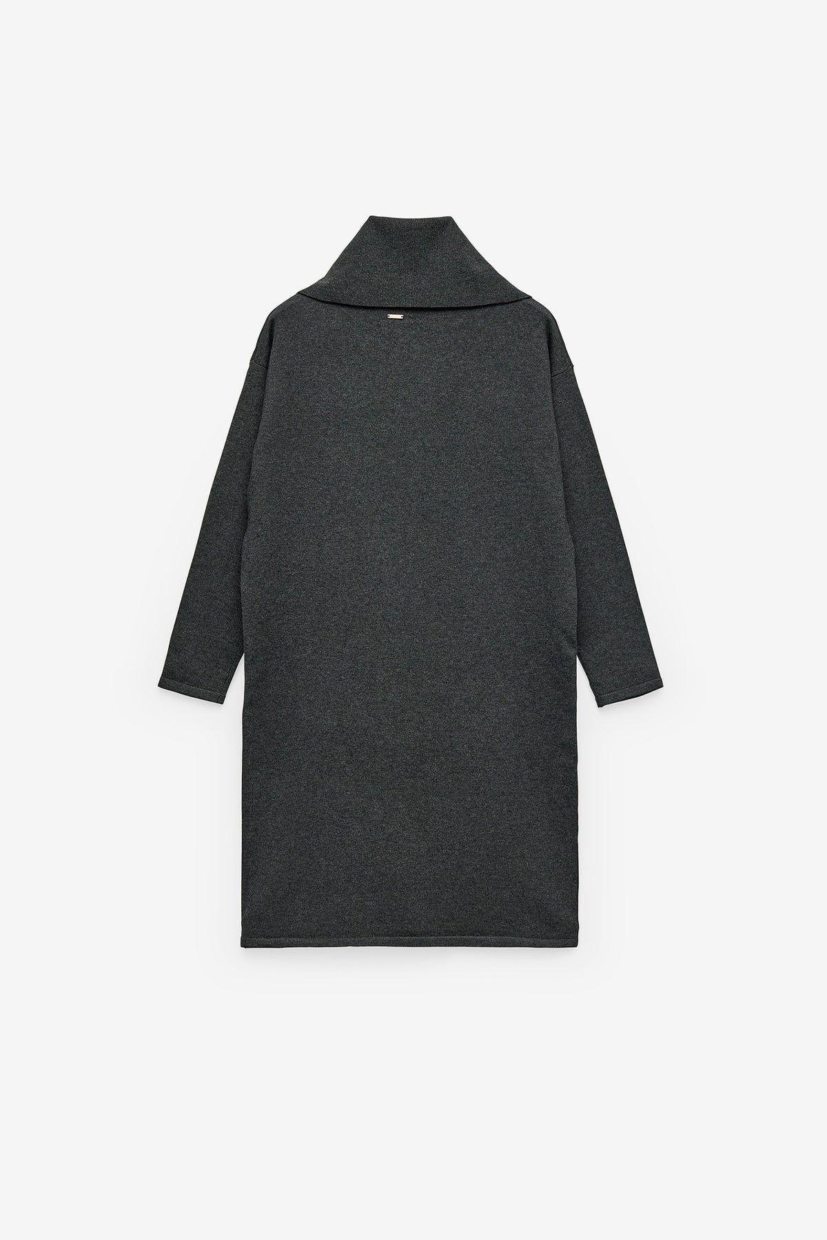 VESTIDO EM MALHA GOLA ALTA
