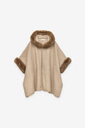 PONCHO LISO COM MANGAS