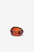 PULSEIRA LARGA EM RESINA EFEITO TARTARUGA