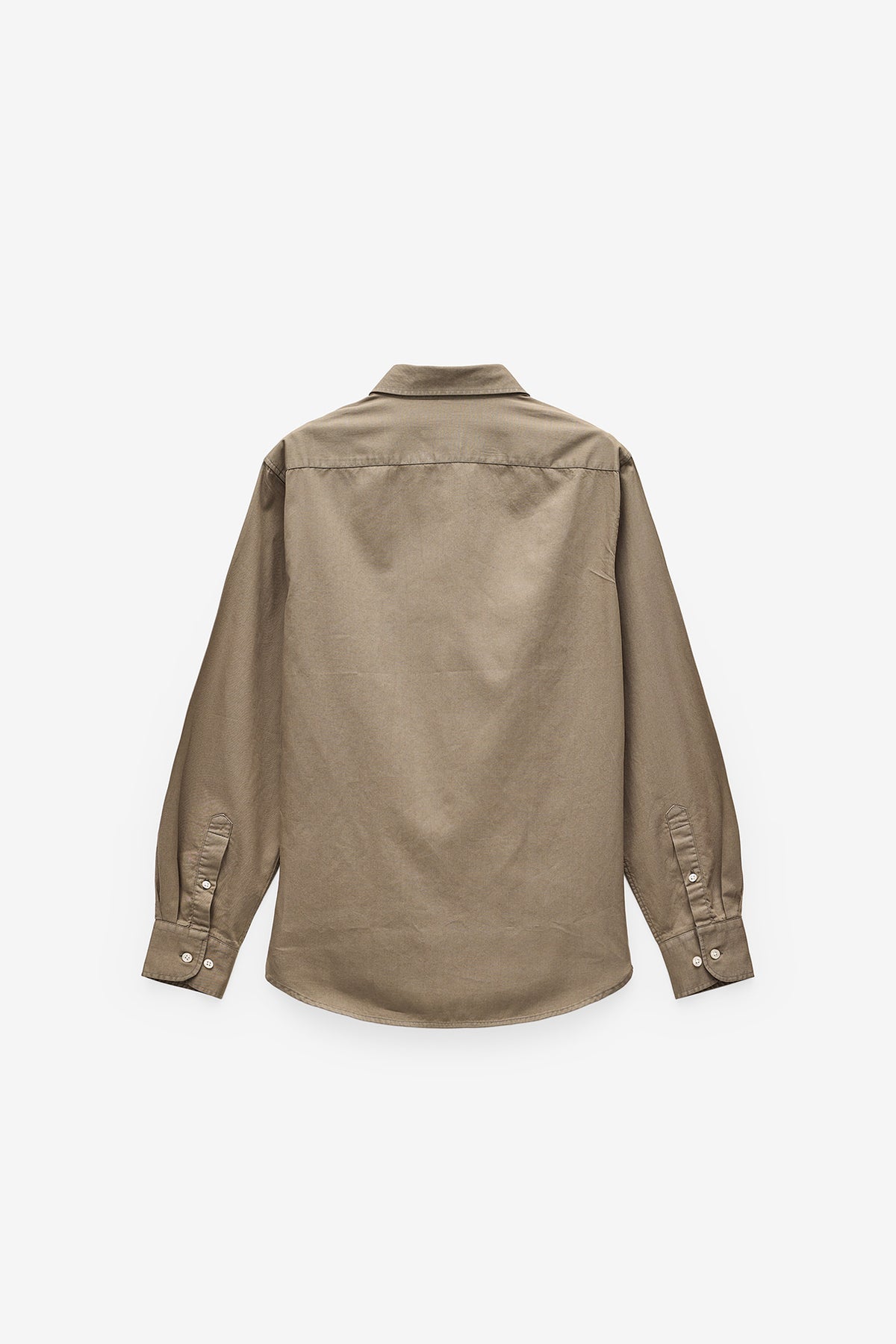 CAMISA BÁSICA REGULAR FIT EM SARJA