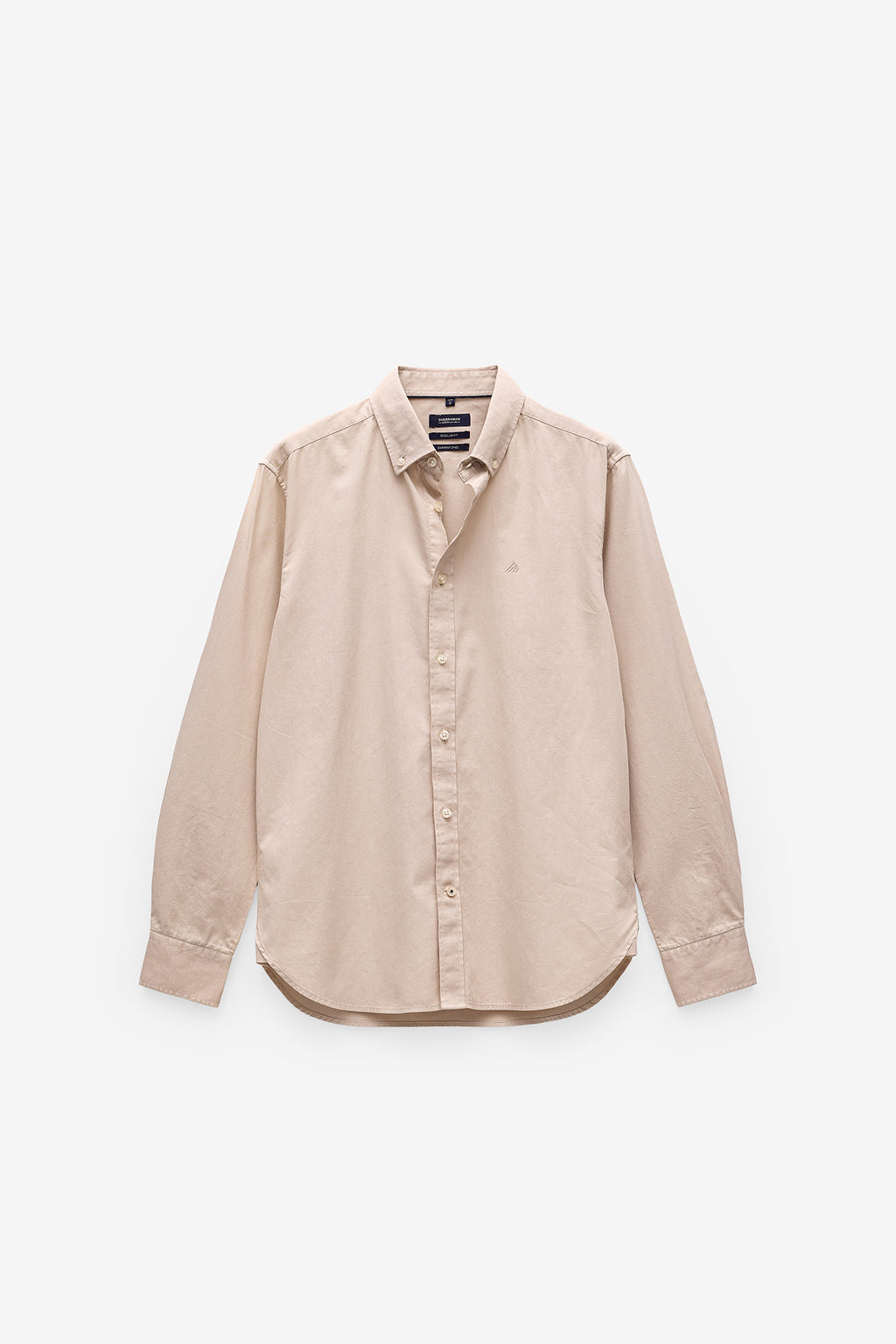 CAMISA BÁSICA REGULAR FIT EM SARJA LEVE