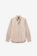 CAMISA BÁSICA REGULAR FIT EM SARJA LEVE