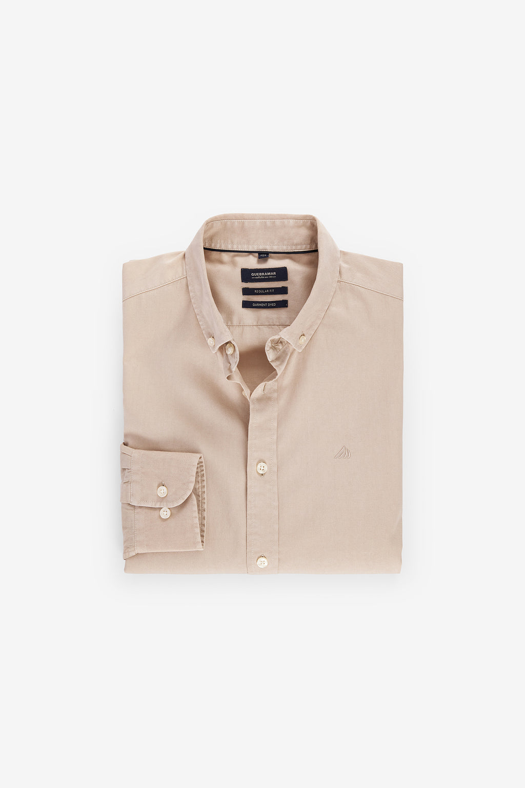 CAMISA BÁSICA REGULAR FIT EM SARJA LEVE