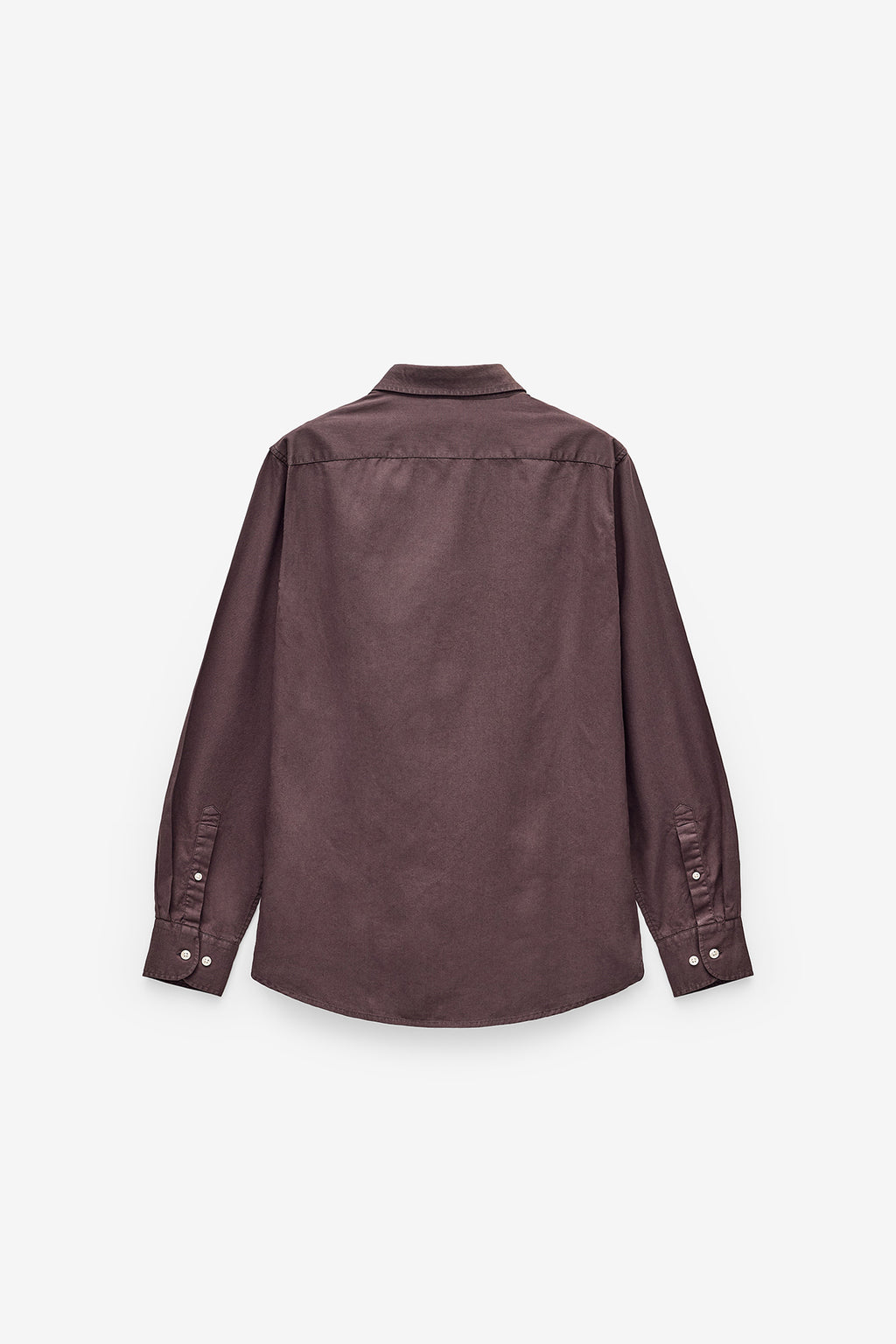 CAMISA BÁSICA REGULAR FIT EM SARJA