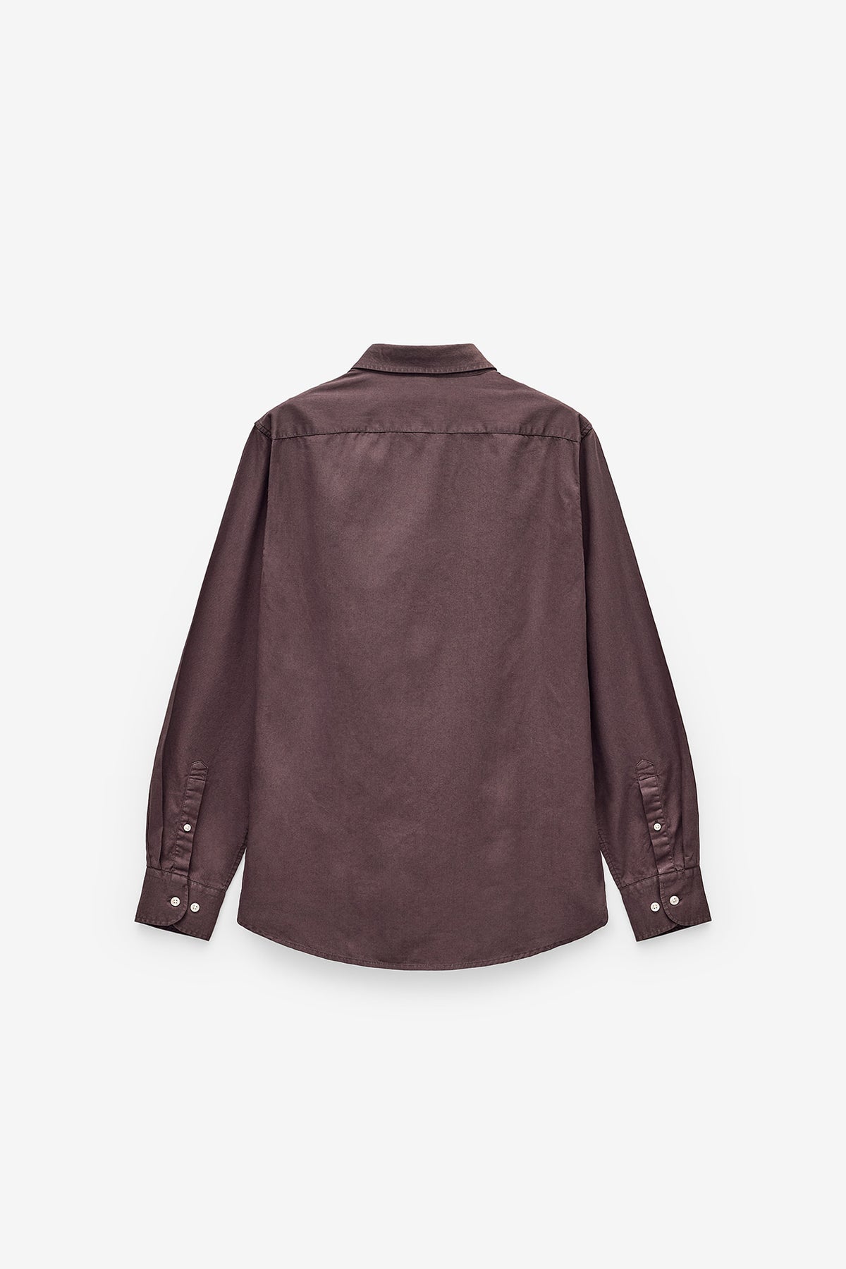 CAMISA BÁSICA REGULAR FIT EM SARJA