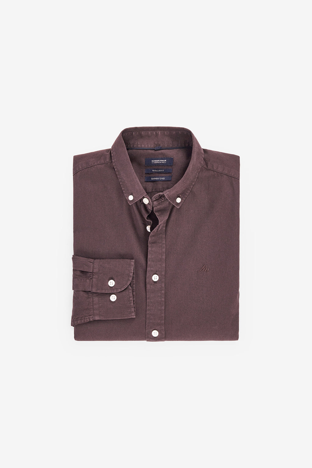 CAMISA BÁSICA REGULAR FIT EM SARJA