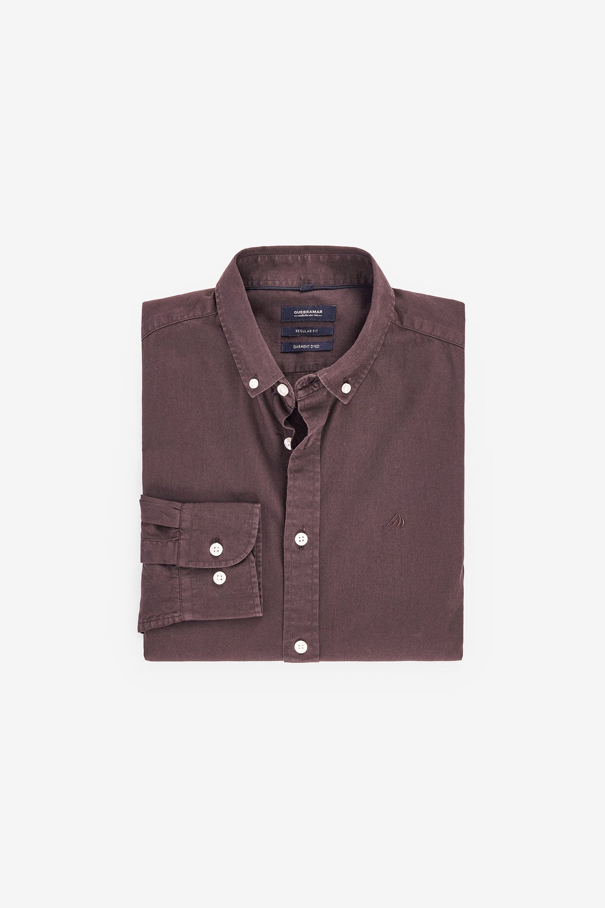 CAMISA BÁSICA REGULAR FIT EM SARJA
