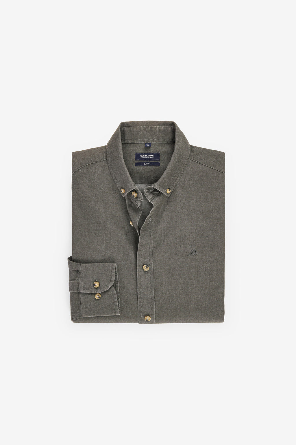 CAMISA EM GANGA LEVE SLIM FIT