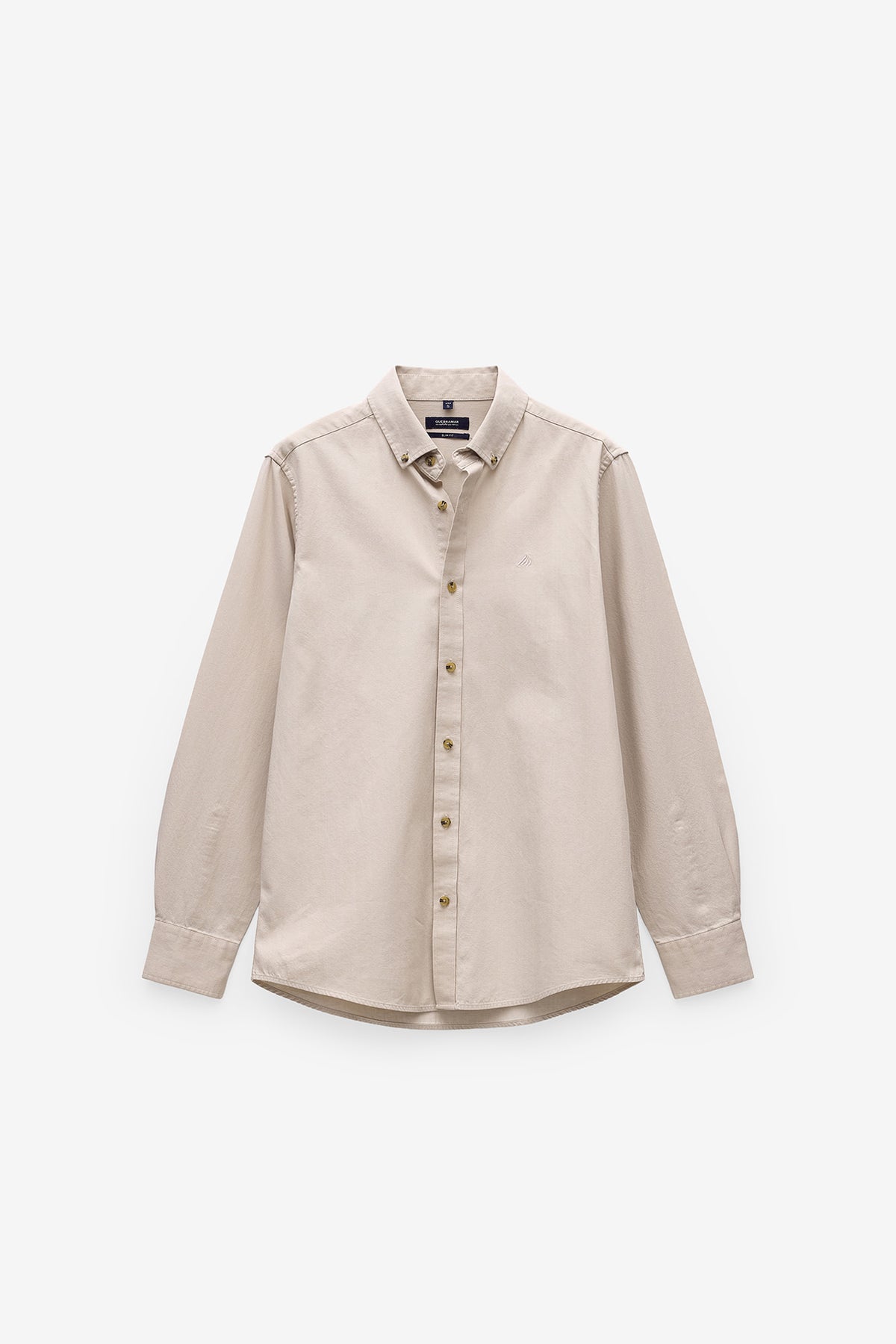CAMISA EM GANGA LEVE SLIM FIT