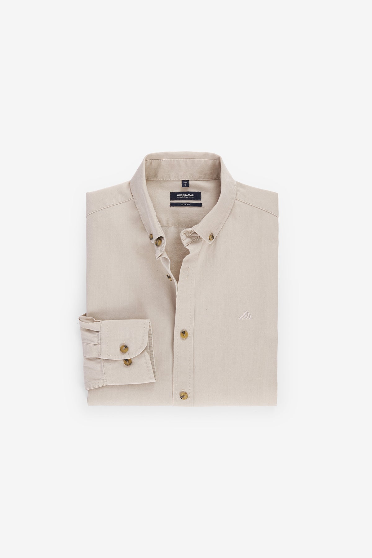 CAMISA EM GANGA LEVE SLIM FIT