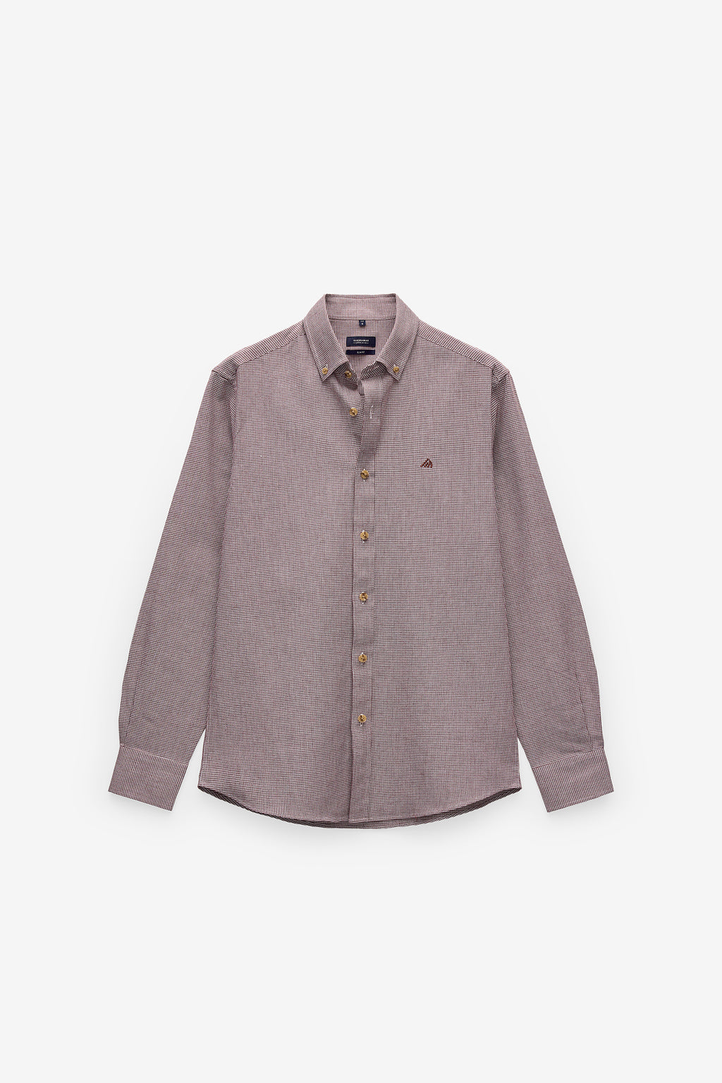 CAMISA SLIM FIT PIED-DE-POULE