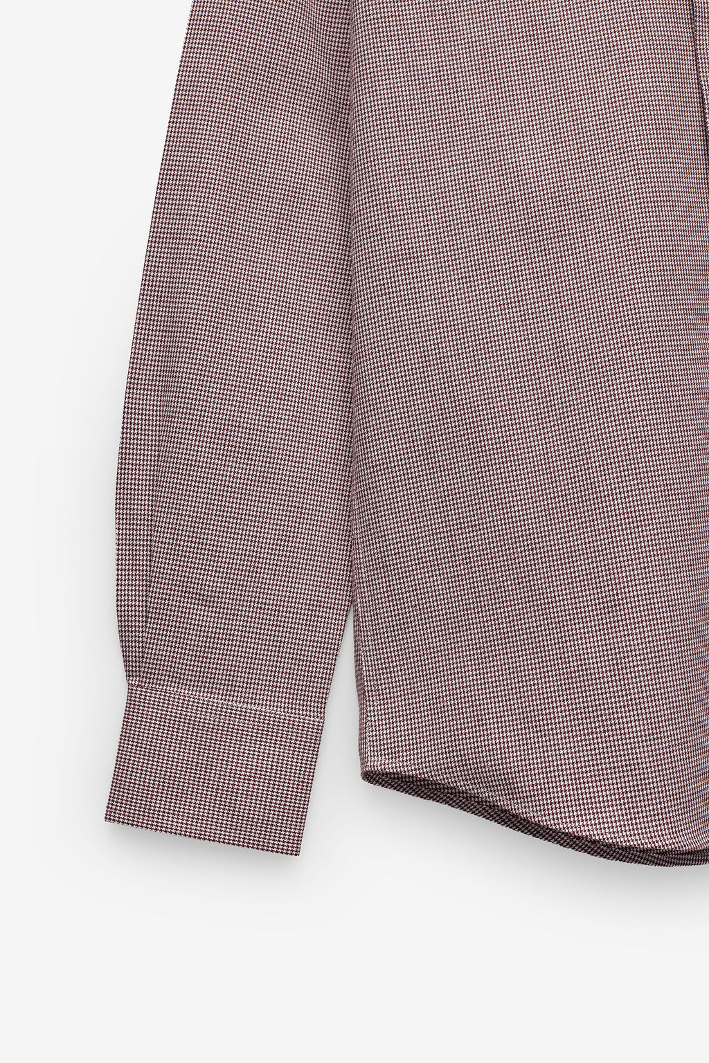 CAMISA SLIM FIT PIED-DE-POULE