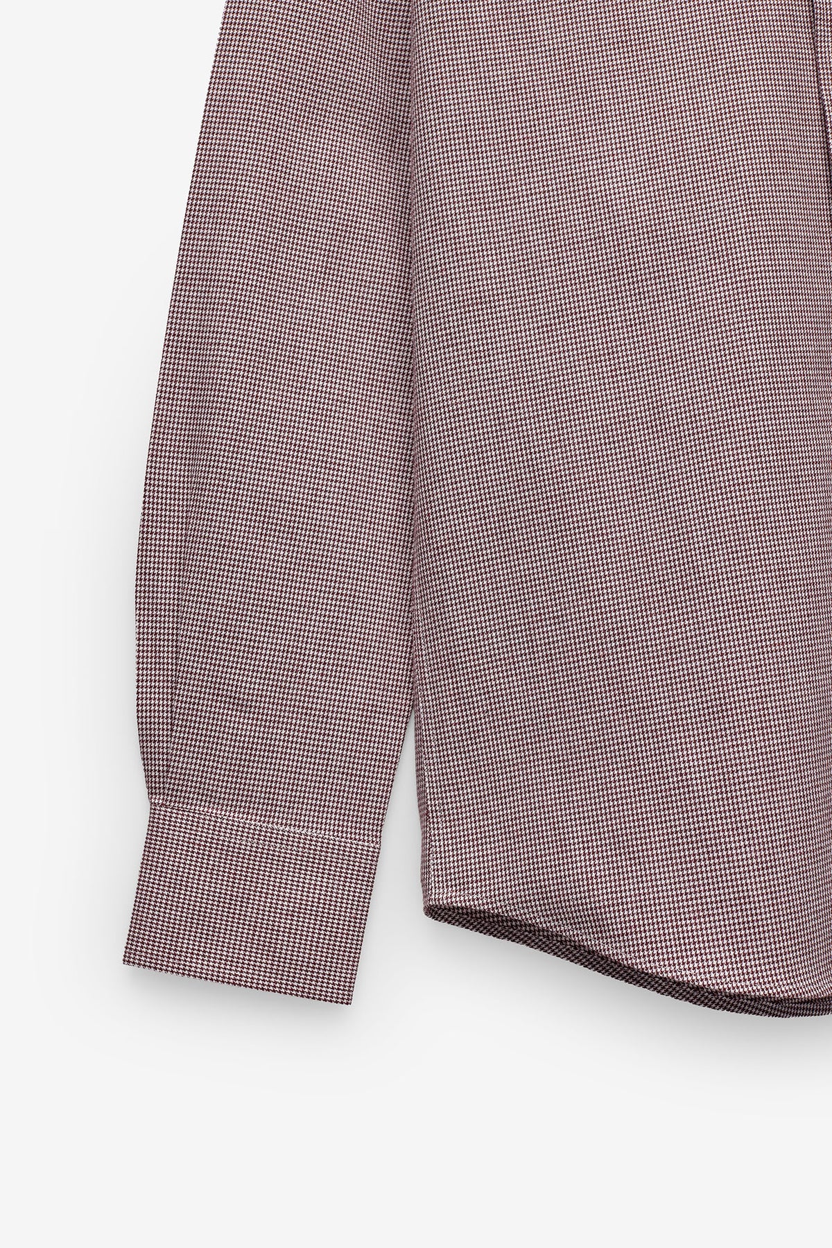 CAMISA SLIM FIT PIED-DE-POULE