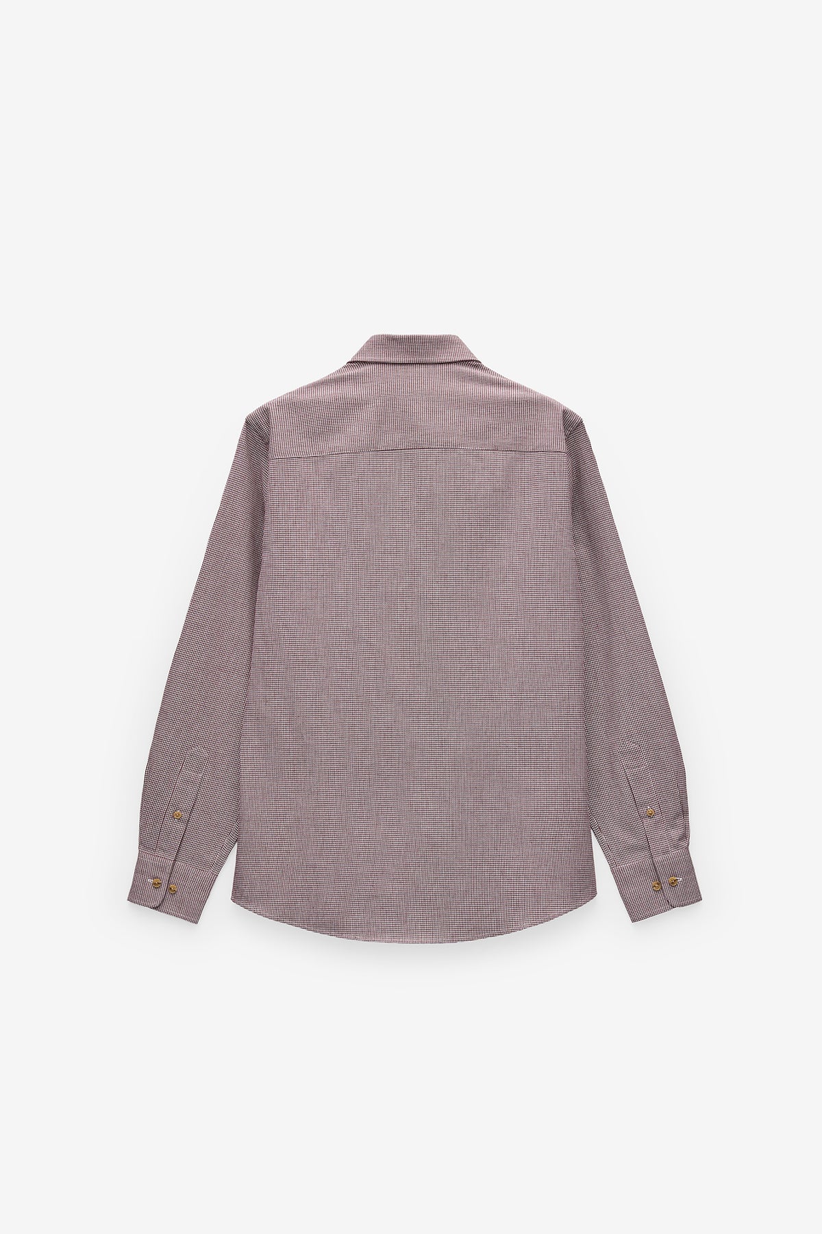 CAMISA SLIM FIT PIED-DE-POULE