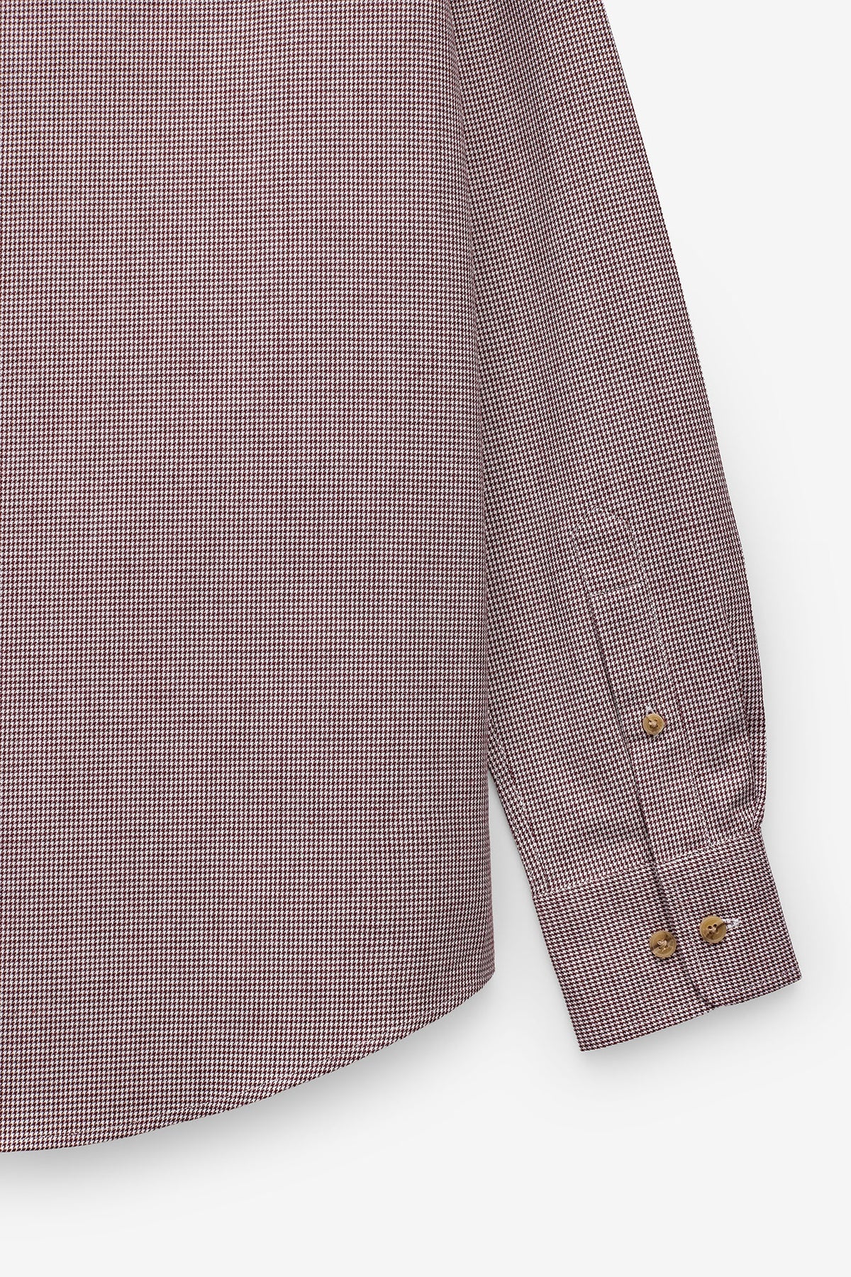 CAMISA SLIM FIT PIED-DE-POULE