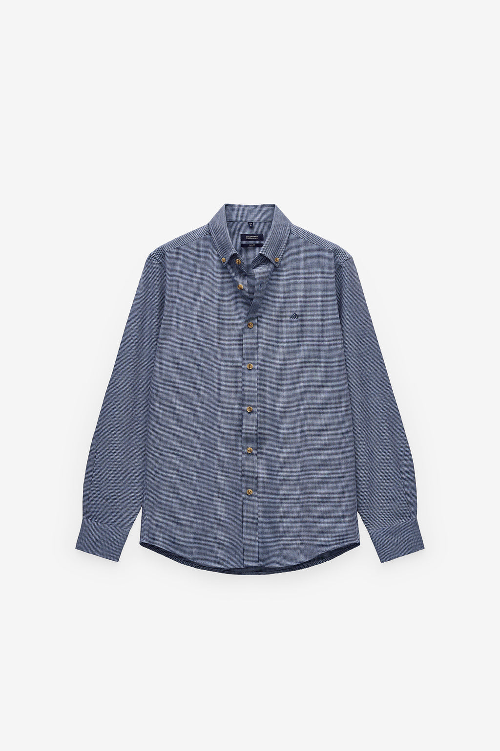 CAMISA SLIM FIT PIED-DE-POULE