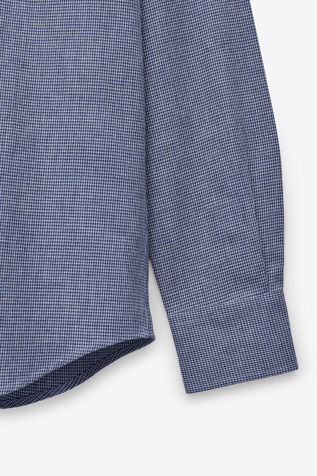 CAMISA SLIM FIT PIED-DE-POULE