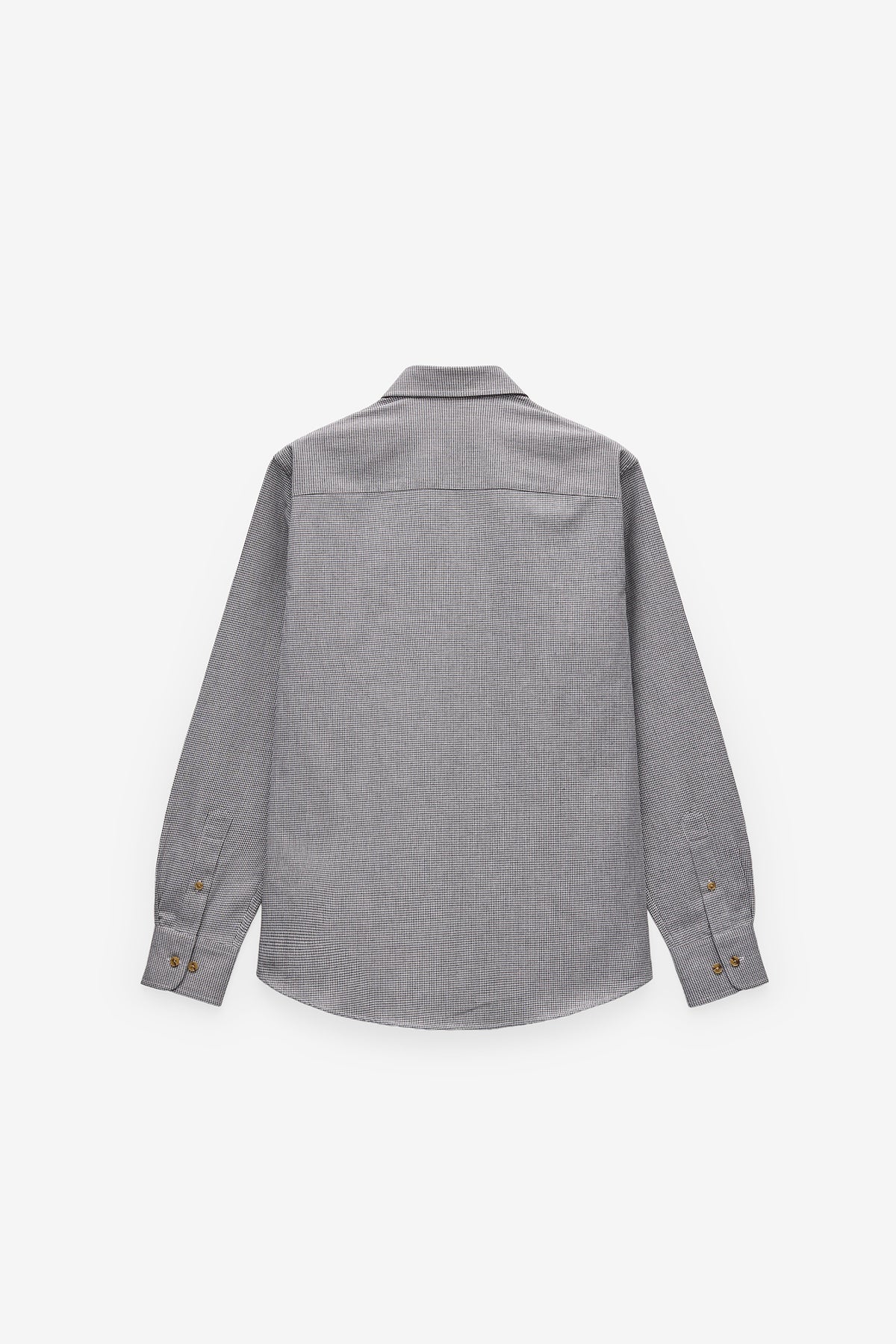 CAMISA SLIM FIT PIED-DE-POULE