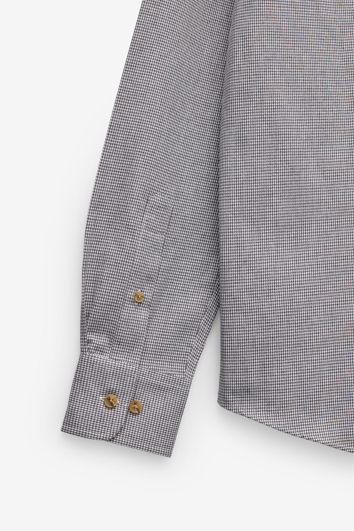 CAMISA SLIM FIT PIED-DE-POULE