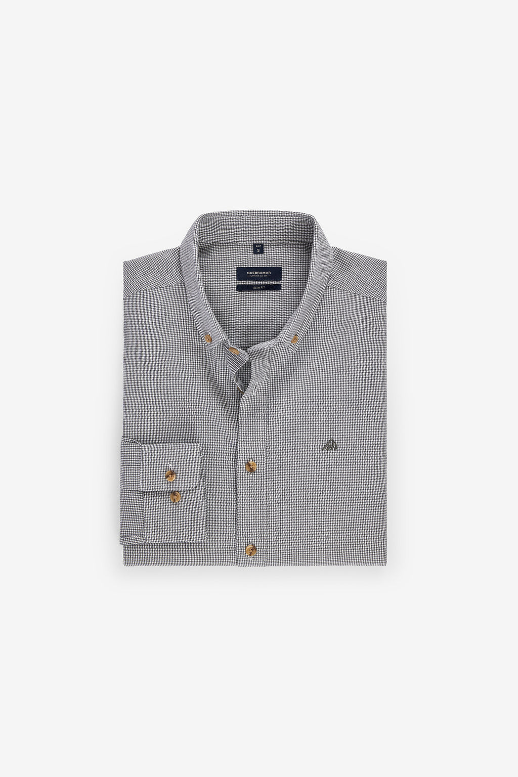 CAMISA SLIM FIT PIED-DE-POULE
